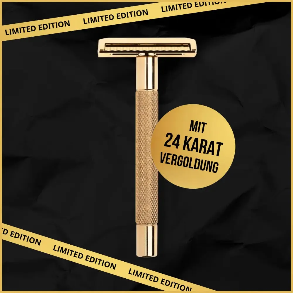 Premium Rasierhobel Solingen - Gold Edition Premium Rasierhobel Solingen - Gold Edition