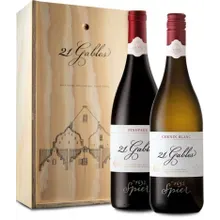 Spier 21 Gables Geschenkset in Holzkiste „Typisch Südafrika“ Spier 21 Gables Geschenkset in Holzkiste „Typisch Südafrika“