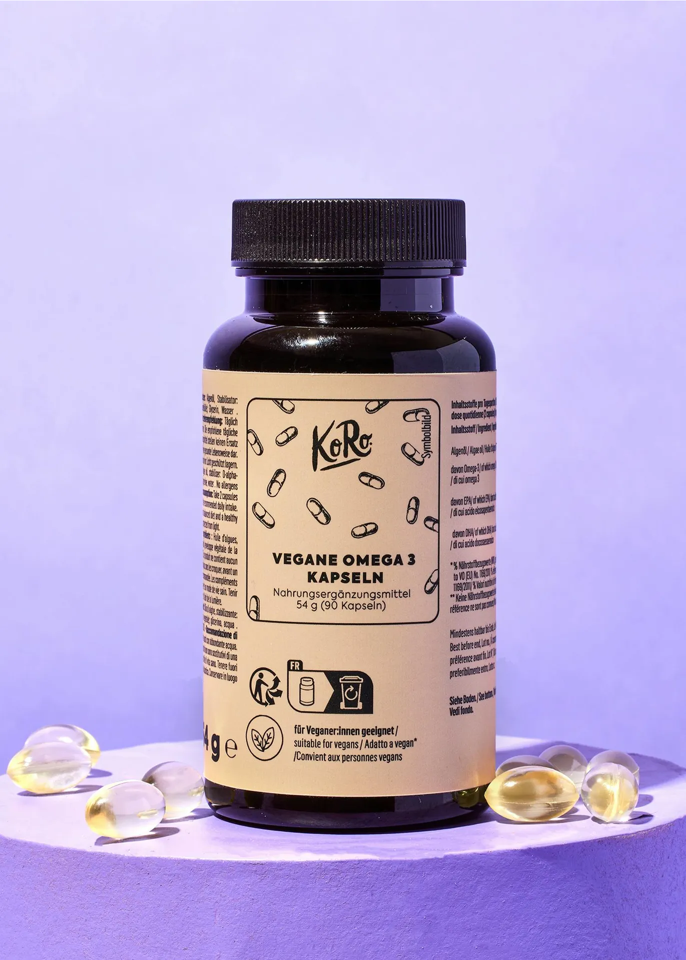 Vegane Omega 3 Kapseln 90 Stück Vegane Omega 3 Kapseln 90 Stück