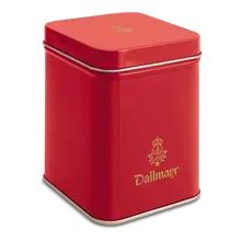 Teedose leer, rotDallmayr Logo, Inhalt 100g Teedose leer, rotDallmayr Logo, Inhalt 100g