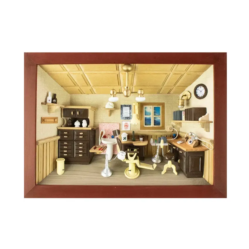 3D-Holzbild Zahnarzt 3D-Holzbild Zahnarzt