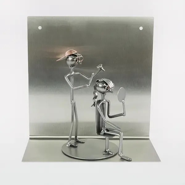 Wandhalterung für Schraubenmännchen aus Edelstahl Wandhalterung für Schraubenmännchen aus Edelstahl