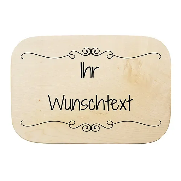 Rechteckiges Holzschild mit Ihrem Wunschtext Rechteckiges Holzschild mit Ihrem Wunschtext