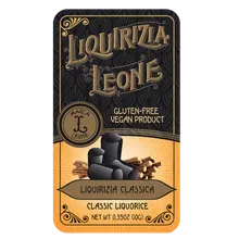 Pastiglie Leone Zuckerfreie Lakritz-Bonbons "Liquirizia Classica" 10 g Pastiglie Leone Zuckerfreie Lakritz-Bonbons "Liquirizia Classica" 10 g