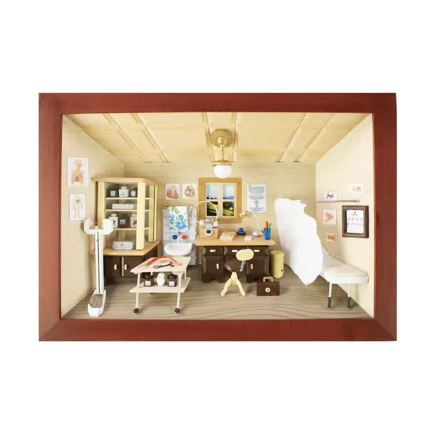 3D-Holzbild Arztpraxis 3D-Holzbild Arztpraxis