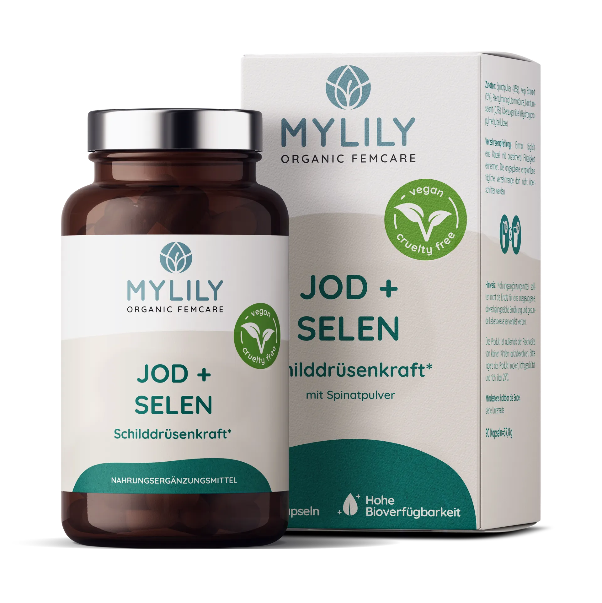 Schilddrüsenkraft Jod + Selen Kapsen Schilddrüsenkraft Jod + Selen Kapsen