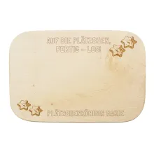 Geschenk zu Weihnachten Schneidebrettchen mit Gravur Geschenk zu Weihnachten Schneidebrettchen mit Gravur