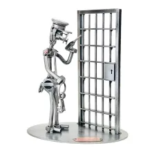 Schraubenmännchen Justizvollzugsbeamter Schraubenmännchen Justizvollzugsbeamter