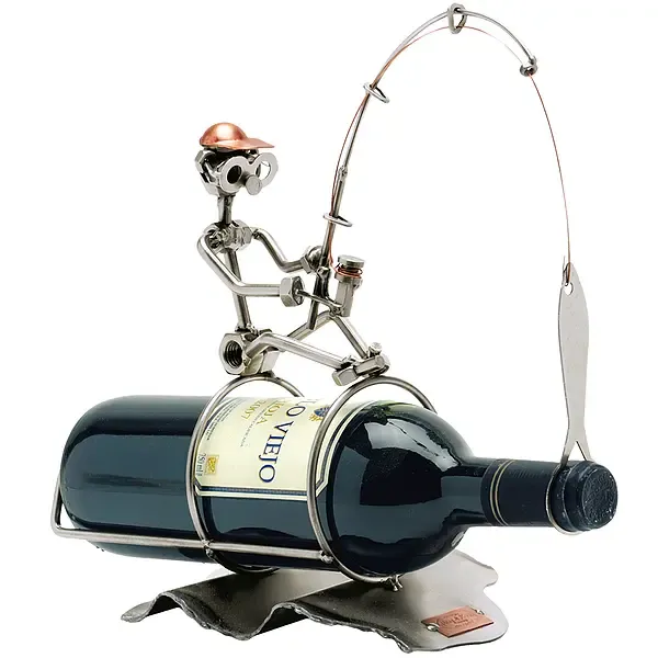 Weinflaschenhalter Angler Weinflaschenhalter Angler