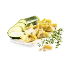 Crestine mit Zucchini und Thymian Crestine mit Zucchini und Thymian