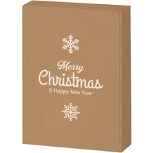 3er Geschenkkarton Kraftpapier „“Schneeflocke““ 3er Geschenkkarton Kraftpapier „“Schneeflocke““