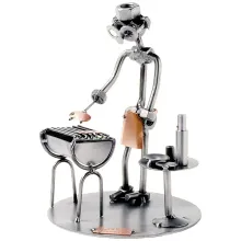 Schraubenmännchen Mann mit Grill Schraubenmännchen Mann mit Grill