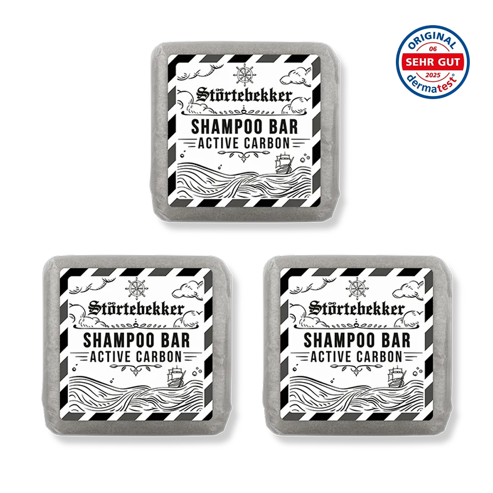 Störtebekker Festes Shampoo Active Carbon - 100g Störtebekker Festes Shampoo Active Carbon - 100g