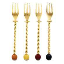 Kuchengabel gold 4er Set Bitossi Kuchengabel gold 4er Set Bitossi