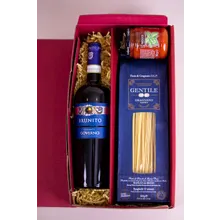 Vinolisa Selezione Präsent "A Tavola!" - Wein und Feinkost in hochwertiger Geschenkverpackung