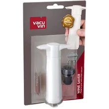 Vacu Vin Vacuum Wine Saver Wein Pumpe Verschluss – Weiß Vacu Vin Vacuum Wine Saver Wein Pumpe Verschluss – Weiß