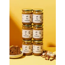 Mandelmus mit Pumpkin Spice 6 x 500 g Mandelmus mit Pumpkin Spice 6 x 500 g