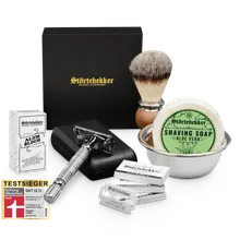 Störtebekker Rasierset - Rasierhobel %27Hamburg%27 Silber Störtebekker Rasierset - Rasierhobel %27Hamburg%27 Silber