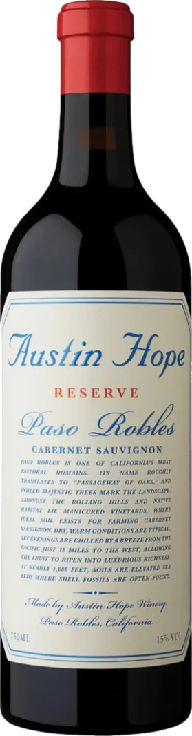 Austin Hope Cabernet Sauvignon Reserve 2020 Austin Hope Cabernet Sauvignon Reserve 2020