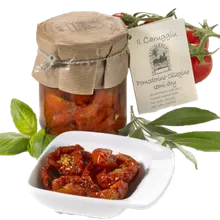 Il Caruggiu Pomodorini ciliegino semi-dry - halbgetrocknete Tomaten Il Caruggiu Pomodorini ciliegino semi-dry - halbgetrocknete Tomaten