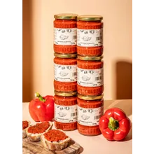 Bio Paprika Aufstrich Roasted Pepper 6 x 500 g Bio Paprika Aufstrich Roasted Pepper 6 x 500 g
