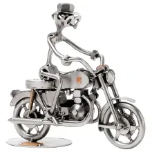 Schraubenmännchen Motorradfahrer Schraubenmännchen Motorradfahrer