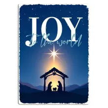 Weihnachtsgeschenk Blechschild A4 "Joy to the world" Weihnachtsgeschenk Blechschild A4 "Joy to the world"