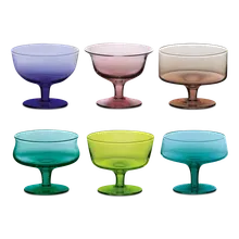 Coupe 6er Set bunt Bitossi, 8,5cm Coupe 6er Set bunt Bitossi, 8,5cm