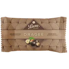 Pastiglie Leone Haselnusskrokant mit Schokoladenüberzug 35g Pastiglie Leone Haselnusskrokant mit Schokoladenüberzug 35g