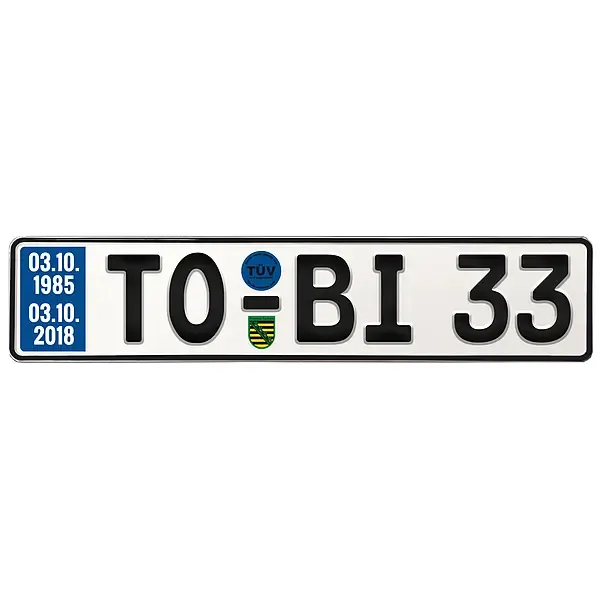 Geschenk zum 33. Geburtstag - Schild mit TÜV Geschenk zum 33. Geburtstag - Schild mit TÜV