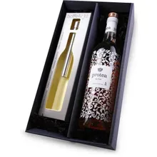 Geschenkset Protea Rosé mit Stableuchte Geschenkset Protea Rosé mit Stableuchte