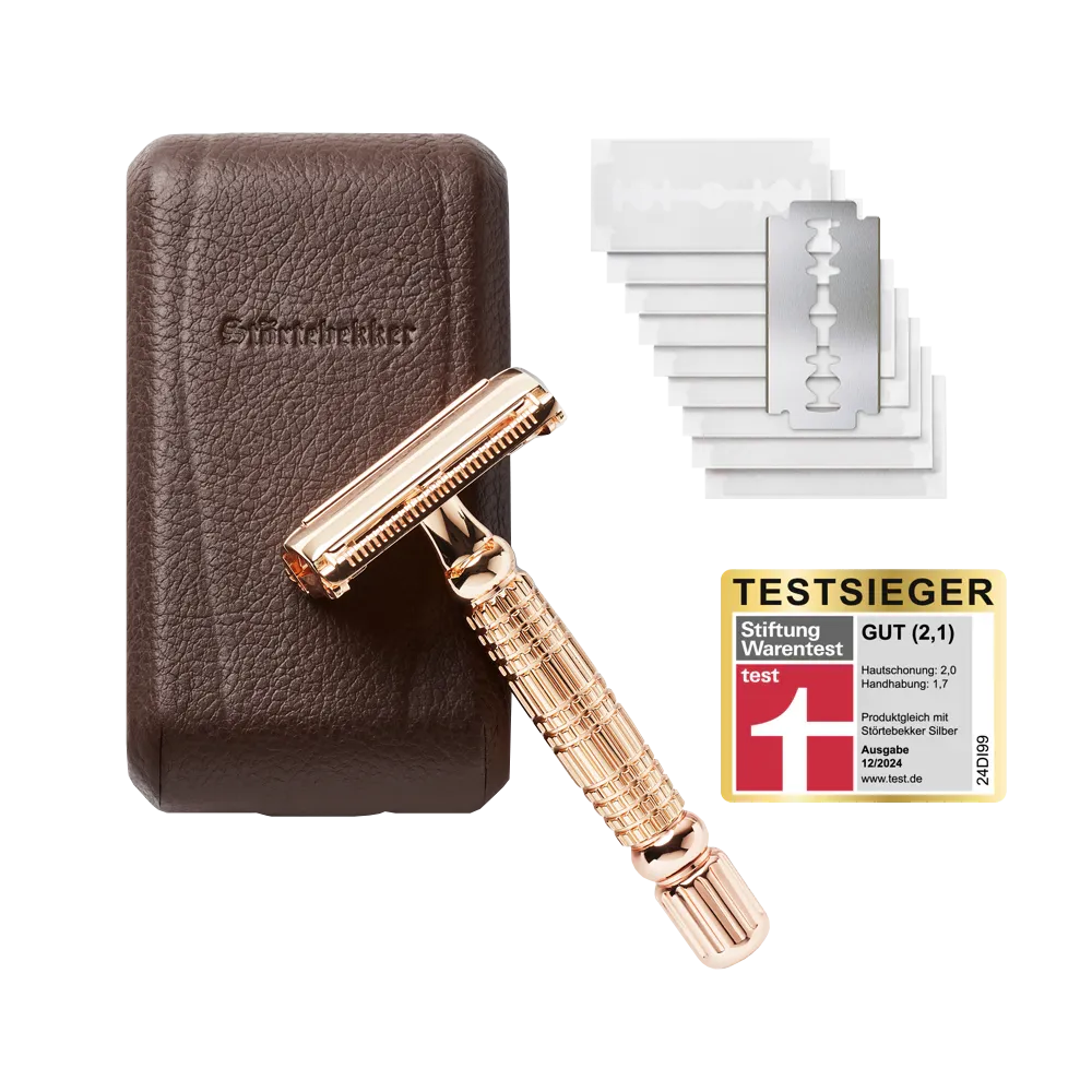 Störtebekker Rasierhobel %27Hamburg%27 Rosé - Gold Störtebekker Rasierhobel %27Hamburg%27 Rosé - Gold