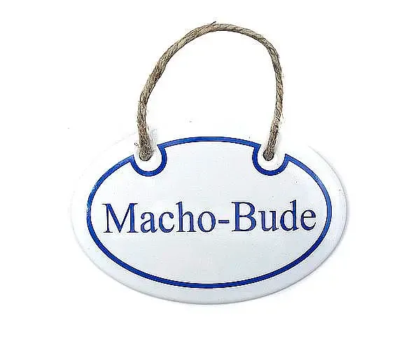 Emailleschild Machobude Emailleschild Machobude