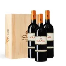Antinori Solaia Toscana Rosso IGT 2021 - 3 Flaschen in Original Holzkiste Antinori Solaia Toscana Rosso IGT 2021 - 3 Flaschen in Original Holzkiste