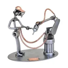 Schraubenmännchen Automatisierungstechniker Schraubenmännchen Automatisierungstechniker