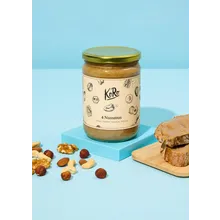 Bio 4 Nussmus aus Cashew, Mandel, Haselnuss und Walnuss 500 g Bio 4 Nussmus aus Cashew, Mandel, Haselnuss und Walnuss 500 g