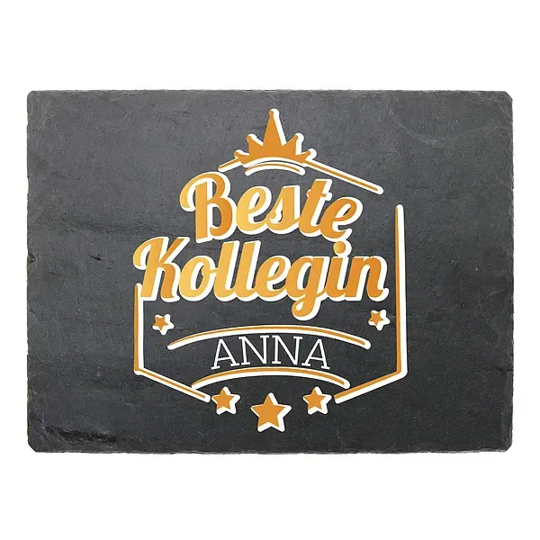 Beste Kollegen - Schild mit Name in mehreren Größen Beste Kollegen - Schild mit Name in mehreren Größen