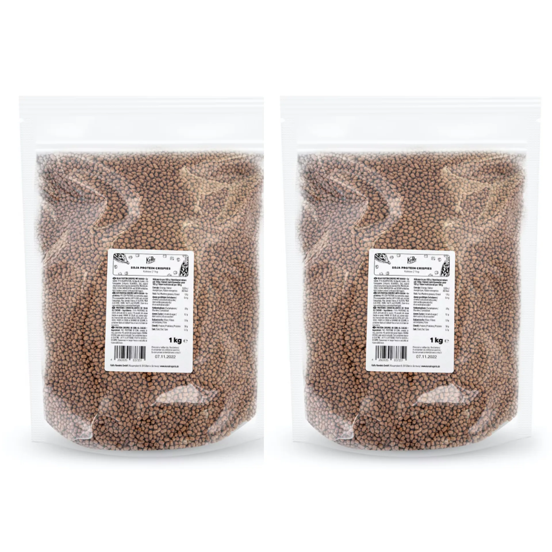 Doppelpackung Soja Kakao Crispies Doppelpackung Soja Kakao Crispies