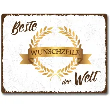 Vintageschild 20 x 15 cm zur Auszeichnung "Beste/r ..."  Vintageschild 20 x 15 cm zur Auszeichnung "Beste/r ..."