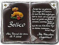 Zu Ehrungen und besondere Anlässen ein Buch als Keramikschild - Größe: 22x17 cm Zu Ehrungen und besondere Anlässen ein Buch als Keramikschild - Größe: 22x17 cm