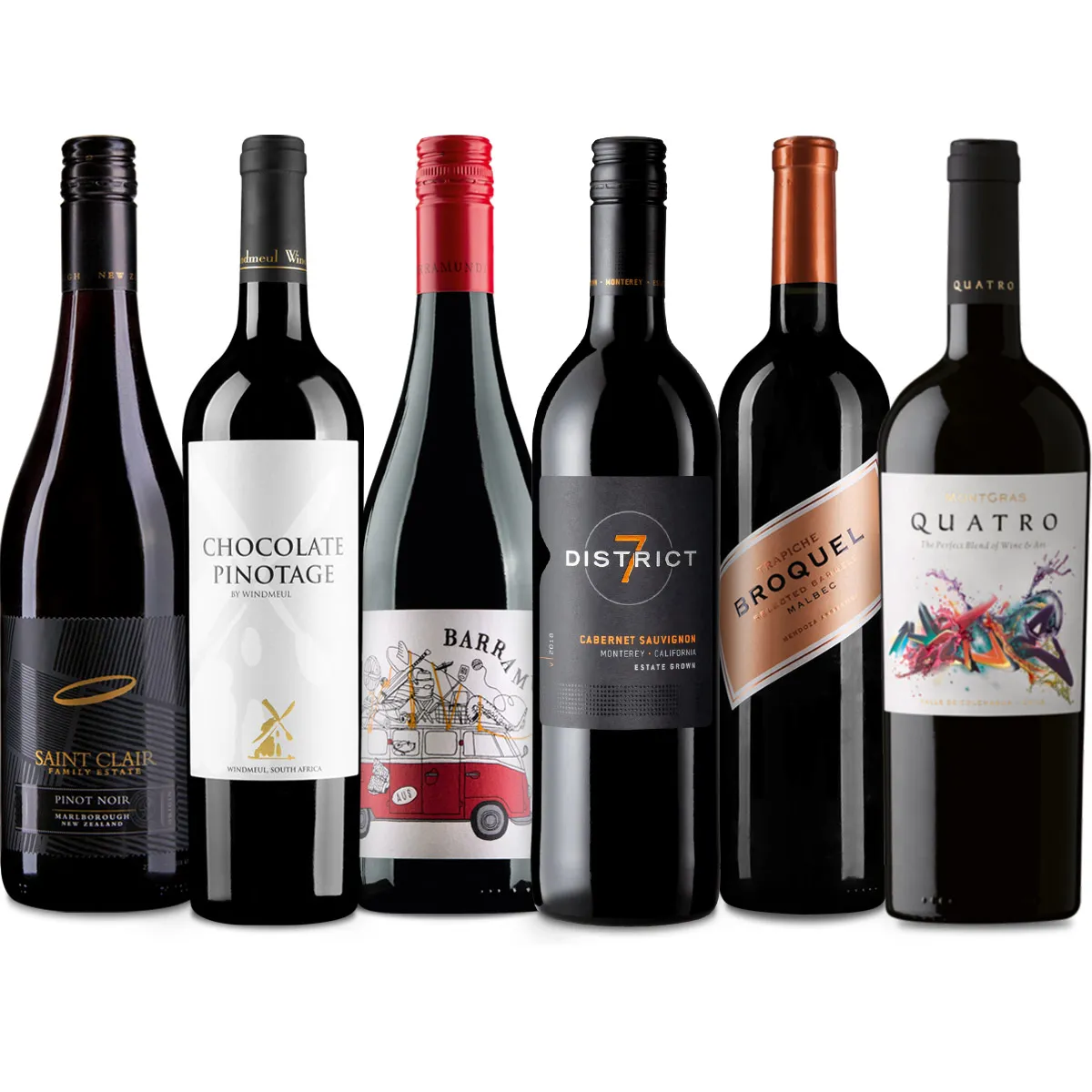 6er Probierpaket Rotweine aus der Neuen Welt 6er Probierpaket Rotweine aus der Neuen Welt