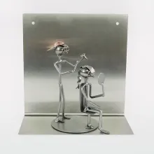 Wandhalterung für Schraubenmännchen aus Edelstahl Wandhalterung für Schraubenmännchen aus Edelstahl