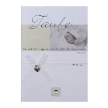 Klappkarte als Grußkarte zur Taufe Klappkarte als Grußkarte zur Taufe