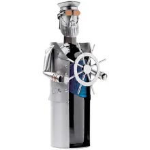 Weinflaschenhalter mit Motiv - Kapitän - Weinflaschenhalter mit Motiv - Kapitän -