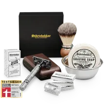 Störtebekker Rasierset - Rasierhobel %27Hamburg%27 Silber Störtebekker Rasierset - Rasierhobel %27Hamburg%27 Silber