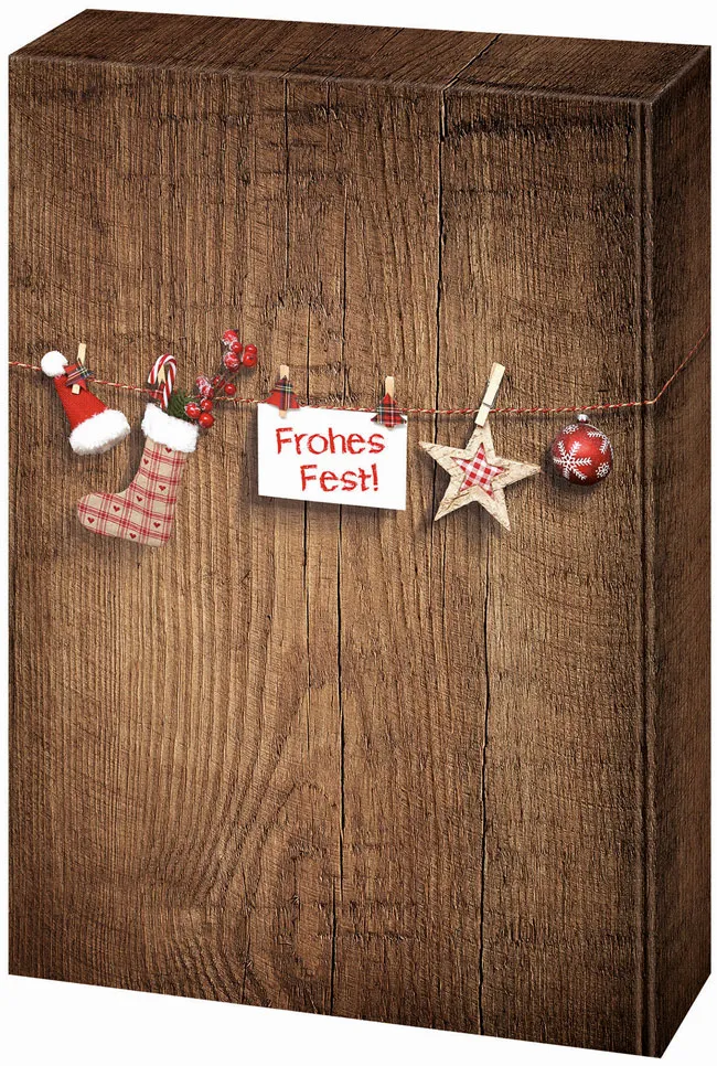 3er Geschenkkarton Frohes Fest 3er Geschenkkarton Frohes Fest
