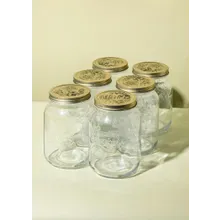 Bormioli QUATTRO STAGIONI Vorratsglas 5/8 oz (2000 ml) 6 Stück Bormioli QUATTRO STAGIONI Vorratsglas 5/8 oz (2000 ml) 6 Stück