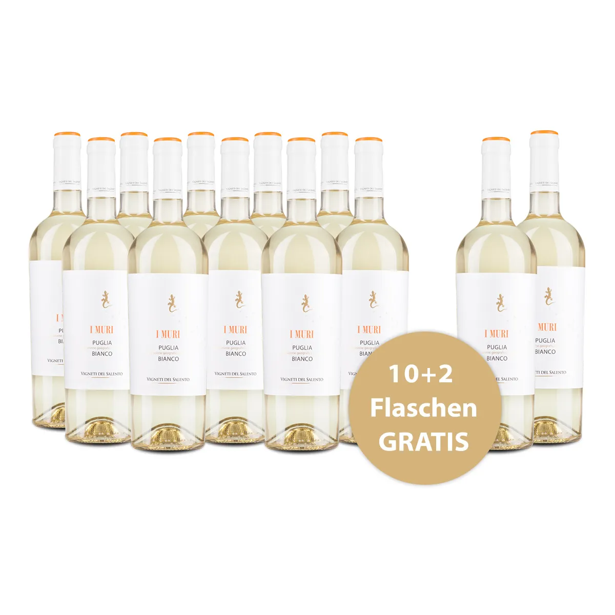 Aktionspaket 12 Fl. I Muri Bianco Puglia Aktionspaket 12 Fl. I Muri Bianco Puglia