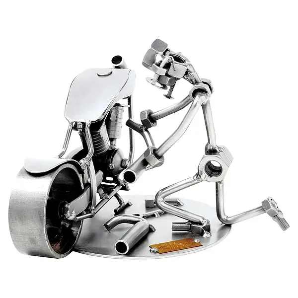 Schraubenmännchen Motorradmechaniker Schraubenmännchen Motorradmechaniker