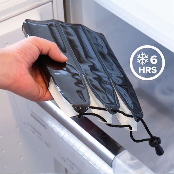 Vacu Vin Aktiv Champagnerkühler Motiv Flaschen – Bild 3